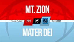 10/24 Highlights vs Mt. Zion