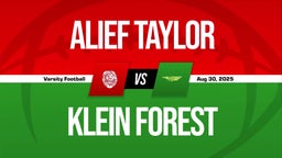 08/30 Highlights vs Alief Taylor