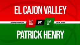 12/6 Highlights vs El Cajon Valley
