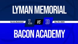 12/23 Highlights vs Lyman Memorial