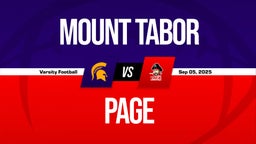 09/5 Highlights vs Mount Tabor