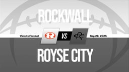 09/26 Highlights vs Rockwall