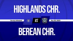 09/30 Highlights vs Highlands Chr.