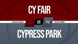 09/6 Highlights vs Cy Fair