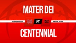 09/12 Highlights vs Mater Dei