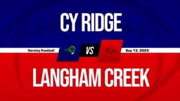 09/13 Highlights vs Cy Ridge