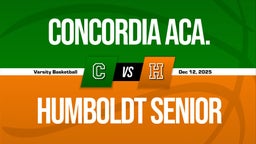 12/11 Highlights vs Concordia Aca.