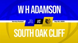 09/25 Highlights vs W H Adamson