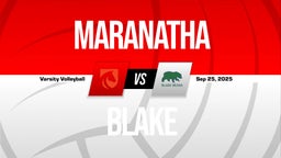 09/25 Highlights vs Maranatha