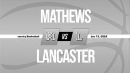 01/12 Highlights vs Mathews