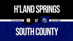 09/19 Highlights vs H'land Springs