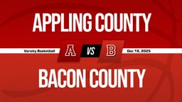 12/19 Highlights vs Appling County