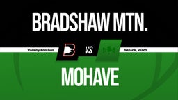 09/26 Highlights vs Bradshaw Mtn.