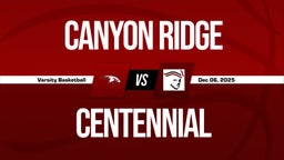 12/6 Highlights vs Canyon Ridge