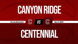 12/6 Highlights vs Canyon Ridge