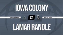 09/25 Highlights vs Iowa Colony