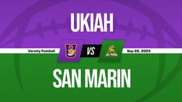 09/26 Highlights vs Ukiah
