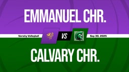 09/30 Highlights vs Emmanuel Chr.