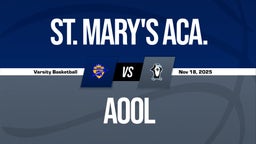 11/18 Highlights vs St. Mary's Aca.