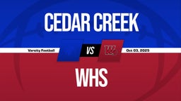 10/3 Highlights vs Cedar Creek
