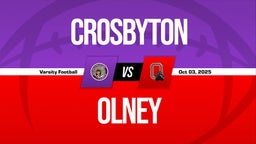 10/3 Highlights vs Crosbyton
