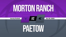 10/3 Highlights vs Morton Ranch