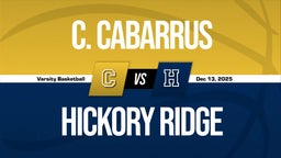 12/12 Highlights vs C. Cabarrus