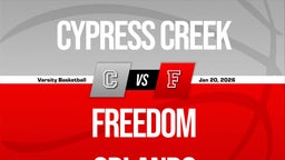 01/20 Highlights vs Cypress Creek