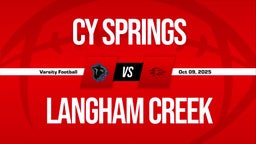 10/9 Highlights vs Cy Springs