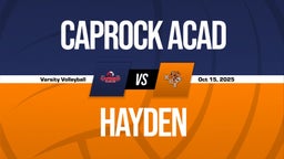 10/15 Highlights vs Caprock Acad