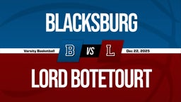 12/22 Highlights vs Blacksburg