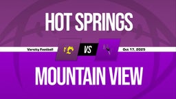 10/17 Highlights vs Hot Springs