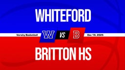 12/19 Highlights vs Whiteford