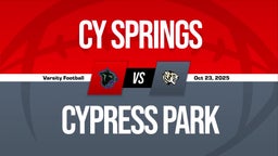 10/23 Highlights vs Cy Springs