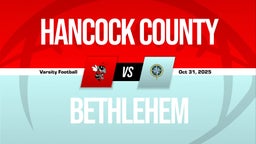 10/31 Highlights vs Hancock County