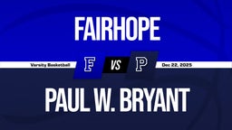 12/22 Highlights vs Fairhope