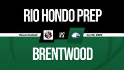 10/25 Highlights vs Rio Hondo Prep
