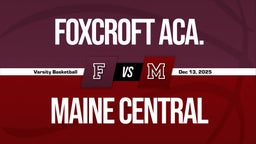 12/13 Highlights vs Foxcroft Aca.