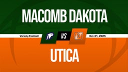 10/31 Highlights vs Macomb Dakota
