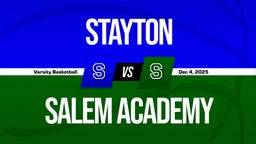 12/3 Highlights vs Stayton