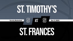 12/3 Highlights vs St. Timothy's