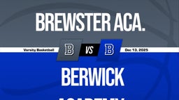 12/13 Highlights vs Brewster Aca.