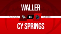 11/1 Highlights vs Waller