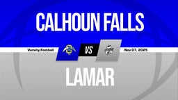 11/7 Highlights vs Calhoun Falls