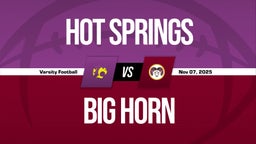 11/7 Highlights vs Hot Springs