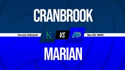 11/5 Highlights vs Cranbrook
