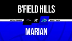 11/7 Highlights vs B'field Hills