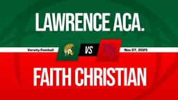 11/7 Highlights vs Lawrence Aca.