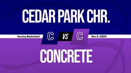 12/8 Highlights vs Cedar Park Chr.