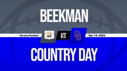 11/14 Highlights vs Beekman